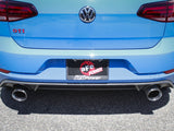 Mach Force-Xp 3 Inch to 2-1/2 Inch Stainless Steel Axle-Back Exhaust System Polished Volkswagen Gti (MK7.5) 18-21 L4-2.0L (t) aFe Power