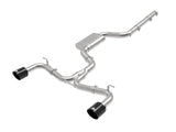 Mach Force-Xp 3 Inch to 2-1/2 Inch Stainless Steel Cat-Back Exhaust System Black Volkswagen Gti (MK7.5) 18-21 L4-2.0L (t) aFe Power