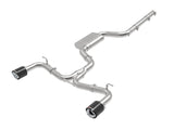 Mach Force-Xp 3 Inch to 2-1/2 Inch Stainless Steel Cat-Back Exhaust System Carbon Volkswagen Gti (MK7.5) 18-21 L4-2.0L (t) aFe Power