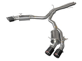 Mach Force-Xp 3 Inch to 2-1/2 Inch Stainless Steel Axle-Back Exhaust System Carbon Audi RS5 Coupe 18-20 V6-2.9L (tt) aFe Power