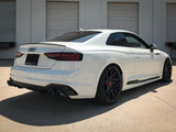 Mach Force-Xp 3 Inch to 2-1/2 Inch Stainless Steel Axle-Back Exhaust System Carbon Audi RS5 Coupe 18-20 V6-2.9L (tt) aFe Power