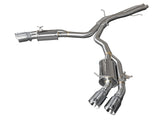 Mach Force-Xp 3 Inch to 2-1/2 Inch Stainless Steel Axle-Back Exhaust System Polished Audi RS5 Coupe 18-20 V6-2.9L (tt) aFe Power
