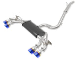 Mach Force-Xp 3 Inch to 2-1/2 Inch Stainless Steel Cat-Back Exhaust w/ Blue Flame Tip Volkswagen Golf R 15-19 L4-2.0L (t) aFe Power