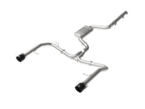 Mach Force-Xp 3 Inch to 2-1/2 Inch Stainless Steel Cat-Back Exhaust System Black Volkswagen Jetta Gli (Mkvii) 19-21 L4-2.0L (t) aFe Power
