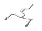 Mach Force-Xp 3 Inch to 2-1/2 Inch Stainless Steel Cat-Back Exhaust System Blue Flame Tips Volkswagen Jetta Gli (Mkvii) 19-21 L4-2.0L (t) aFe Power
