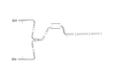 Mach Force-Xp 3 Inch to 2-1/2 Inch Stainless Steel Cat-Back Exhaust System Polished Volkswagen Jetta Gli (Mkvii) 19-21 L4-2.0L (t) aFe Power