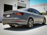 Mach Force-Xp 3 Inch to 2-1/2 Inch Stainless Steel Cat-Back Exhaust System Polished Volkswagen Jetta Gli (Mkvii) 19-21 L4-2.0L (t) aFe Power