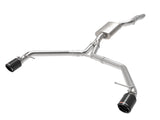 Mach Force-Xp 3 to 2-1/2 Inch Stainless Steel Axle-Back Exhaust w/ Carbon Tip Audi Allroad 13-16 L4-2.0L (t) aFe Power