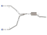Mach Force-Xp 3 to 2-1/2 Inch Stainless Steel Axle-Back Exhaust w/ Blue Flame Tip Audi Allroad 13-16 L4-2.0L (t) aFe Power
