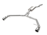 Mach Force-Xp 3 to 2-1/2 Inch Stainless Steel Axle-Back Exhaust w/Polished Tip Audi Allroad 13-16 L4-2.0L (t) aFe Power