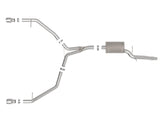 Mach Force-Xp 3 to 2-1/2 Inch Stainless Steel Axle-Back Exhaust w/Polished Tip Audi Allroad 13-16 L4-2.0L (t) aFe Power