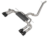 Mach Force-Xp 3 Inch to 2-1/2 Inch Stainless Steel Cat-Back Exhaust System Black Audi S3 (8V) 15-20 L4-2.0L (t) aFe Power