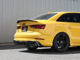 Mach Force-Xp 3 Inch to 2-1/2 Inch Stainless Steel Cat-Back Exhaust System Carbon Audi S3 (8V) 15-20 L4-2.0L (t) aFe Power