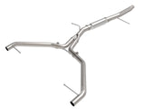 Mach Force-Xp 3 Inch to 2-1/2 Inch Stainless Steel Axle-Back Exhaust System Audi A4 (B9.5) 20-25 L4-2.0L (t) aFe Power