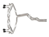 Mach Force-Xp 3 Inch to 2-1/2 Inch Stainless Steel Cat-Back Exhaust System Black Audi RS6 Avant 21-26 V8-4.0L (tt) aFe Power