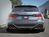 Mach Force-Xp 3 Inch to 2-1/2 Inch Stainless Steel Cat-Back Exhaust System Polished Audi RS6 Avant 21-26 V8-4.0L (tt) aFe Power