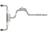 Gemini Xv 3 to 2-1/2 Inch 304 Stainless Steel Cat-Back Exhaust w/ Cut-Out Carbon Volkswagen Gti (Mkviii) 22-24 L4-2.0L (t) aFe Power