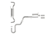 Mach Force-Xp 3 Inch to 2-1/2 Inch 304 SS Cat-Back Hi-Tuck Exhaust System Volkswagen Atlas 18-26 L4-2.0L/V6-3.6L aFe Power