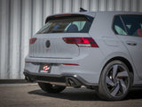 Mach Force-Xp 3 Inch to 2-1/2 Inch Stainless Steel Cat-Back Exhaust System Carbon Volkswagen Gti (Mkviii) 22-26 L4-2.0L (t) aFe Power