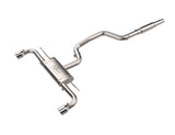 Mach Force-Xp 3 Inch to 2-1/2 Inch Stainless Steel Cat-Back Exhaust System Polished Volkswagen Gti (Mkviii) 22-26 L4-2.0L (t) aFe Power