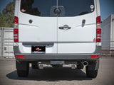 Vulcan Series 3 Inch 304 Stainless Steel Dpf-Back Exhaust System w/Polish Tip Mercedes-Benz Sprinter 2500/3500 10-26 L4/V6 td fit models with a 144 inch Wheelbase aFe Power