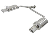 Takeda 1-3/4 Inch to 2-1/4 Inch 304 Stainless Steel Axle-Back Exhaust w/ Polish Tips Honda Accord Sport Sedan 13-16 L4-2.4L aFe Power