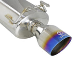 Takeda 2-1/4 Inch to 1-3/4 Inch 304 Stainless Steel Axle-Back Exhaust w/ Black Tips Honda Accord Sport Sedan 13-17 L4-2.4L Blue Flame Tip Finish aFe Power