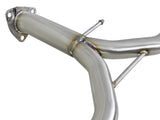 Takeda 1-3/4 Inch to 2-1/4 Inch 304 Stainless Steel Axle-Back Exhaust w/ Polish Tips Honda Accord Sport Sedan 13-16 L4-2.4L aFe Power