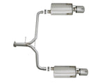 Takeda 1-3/4 Inch to 2-1/4 Inch 304 Stainless Steel Axle-Back Exhaust w/ Polish Tips Honda Accord Sport Sedan 13-16 L4-2.4L aFe Power