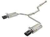 Takeda 2-1/2 Inch to 1-3/4 Inch 304 Stainless Steel Cat-Back Exhaust w/ Black Tips Honda Accord 13-17 L4-2.4L aFe Power