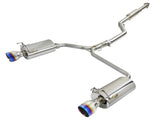 Takeda 304 Stainless Steel Cat-Back Exhaust w/ Blue Flame Tip Honda Accord 13-17 L4-2.4L aFe Power