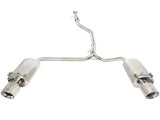 Takeda 2-1/2 Inch to 1-3/4 Inch 304 Stainless Steel Cat-Back Exhaust w/ Polish Tips Honda Accord 13-17 L4-2.4L aFe Power