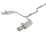 Takeda 2-1/2 Inch to 1-3/4 Inch 304 Stainless Steel Cat-Back Exhaust System Honda Accord Coupe EX-L 13-16 V6-3.5L aFe Power
