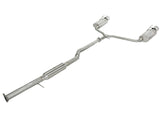 Takeda 2-1/2 Inch to 1-3/4 Inch 304 Stainless Steel Cat-Back Exhaust System Honda Accord Coupe EX-L 13-16 V6-3.5L aFe Power