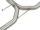 Takeda 2-1/2 Inch to 1-3/4 Inch 304 Stainless Steel Cat-Back Exhaust System Honda Accord Coupe EX-L 13-16 V6-3.5L aFe Power