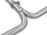 Takeda 2-1/4 Inch to 2 Inch 304 Stainless Steel Cat-Back Exhaust w/Polished Tips Honda Accord 08-12 V6-3.5L aFe Power