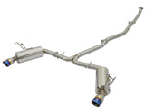 Takeda 304 Stainless Steel Cat-Back Exhaust w/ Blue Flame Tip Honda Civic Sedan 16-21 L4-1.5L (t) aFe Power