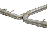 Takeda 304 Stainless Steel Cat-Back Exhaust w/ Blue Flame Tip Honda Civic Sedan 16-21 L4-1.5L (t) aFe Power