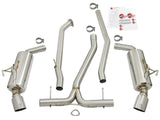 Takeda 2-1/4 to 2-1/2 Inch 304 Stainless Steel Cat-Back Exhaust w/Polished Tips Honda Civic Sedan 16-21 L4-1.5L (t) aFe Power