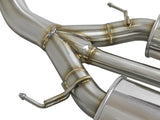 Takeda 3 Inch 304 Stainless Steel Cat-Back Exhaust System w/ Blue Flame Tip Honda Civic Type R 17-21 L4-2.0L (t) aFe Power