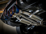 Takeda 3 Inch 304 Stainless Steel Cat-Back Exhaust System w/ Blue Flame Tip Honda Civic Type R 17-21 L4-2.0L (t) aFe Power