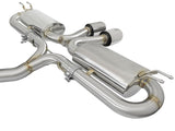Takeda 3 Inch 304 Stainless Steel Cat-Back Exhaust w/ Center Polished Tips Honda Civic Si Coupe 17-20 L4-1.5L (t) aFe Power