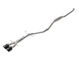 Takeda 2-1/2 Inch 304 Stainless Steel Cat-Back Exhaust System w/ Black Tips Honda Civic Si Sedan 17-20 L4-1.5L (t) aFe Power