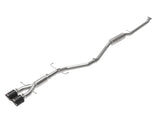 Takeda 2-1/2 Inch 304 Stainless Steel Cat-Back Exhaust System w/ Carbon Fiber Tips Honda Civic Si Sedan 17-20 L4-1.5L (t) aFe Power