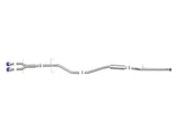 Takeda 2-1/2 Inch 304 Stainless Steel Cat-Back Exhaust System w/ Blue Flame Tips Honda Civic Si Sedan 17-20 L4-1.5L (t) aFe Power