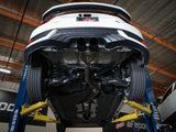 Takeda 2-1/2 Inch 304 Stainless Steel Cat-Back Exhaust System w/ Black Tips Honda Civic Si Coupe 17-20 L4-1.5L (t) aFe Power