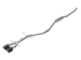 Takeda 2-1/2 Inch 304 Stainless Steel Cat-Back Exhaust System w/ Carbon Fiber Tips Honda Civic Si Coupe 17-20 L4-1.5L (t) aFe Power