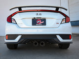 Takeda 2-1/2 Inch 304 Stainless Steel Cat-Back Exhaust System w/ Carbon Fiber Tips Honda Civic Si Coupe 17-20 L4-1.5L (t) aFe Power