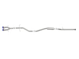Takeda 2-1/2 Inch 304 Stainless Steel Cat-Back Exhaust System w/ Blue Flame Tip Honda Civic Si Sedan 17-20 L4-1.5L (t) aFe Power
