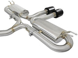Takeda 3 Inch 304 Stainless Steel Cat-Back Exhaust System w/ Black Tips Honda Civic Si Sedan 17-20 L4-1.5L (t) aFe Power